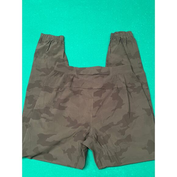 Lululemon Pants Men Small Gray Heritage 365 Camo Surge Jogger Ankle Zip Training - Picture 4 of 8